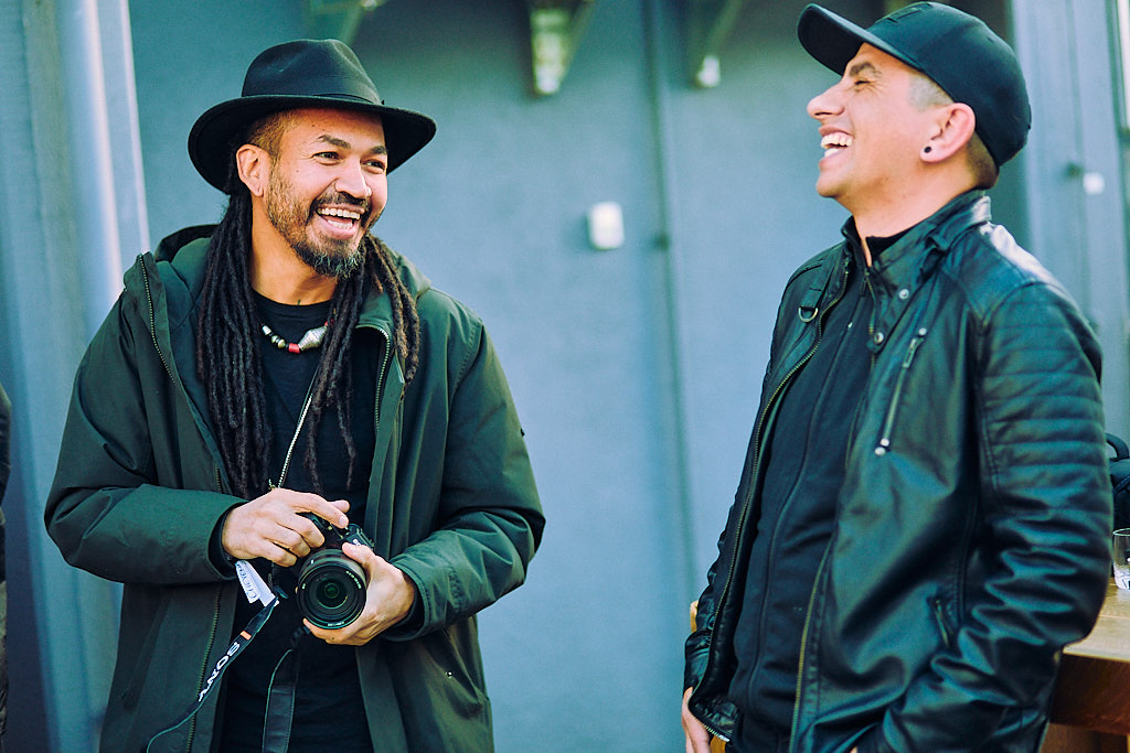 Netzwerken zwischen Tattoo-Artists beim Cheyenne Tattoo Factory Day