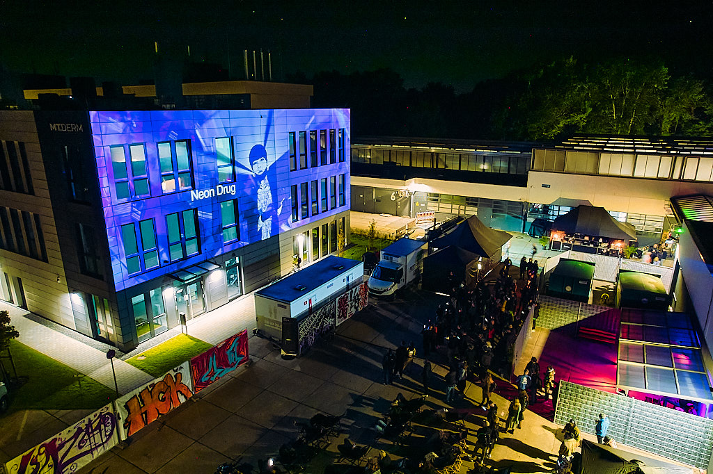 Abendprogramm des Cheyenne Tattoo Factory Day in Berlin