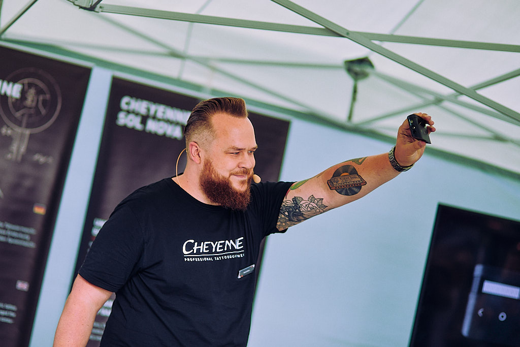 eNeue Produkte von Cheyenne Tattoo auf dem Factory Day in Berlin